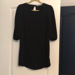 Black shift dress